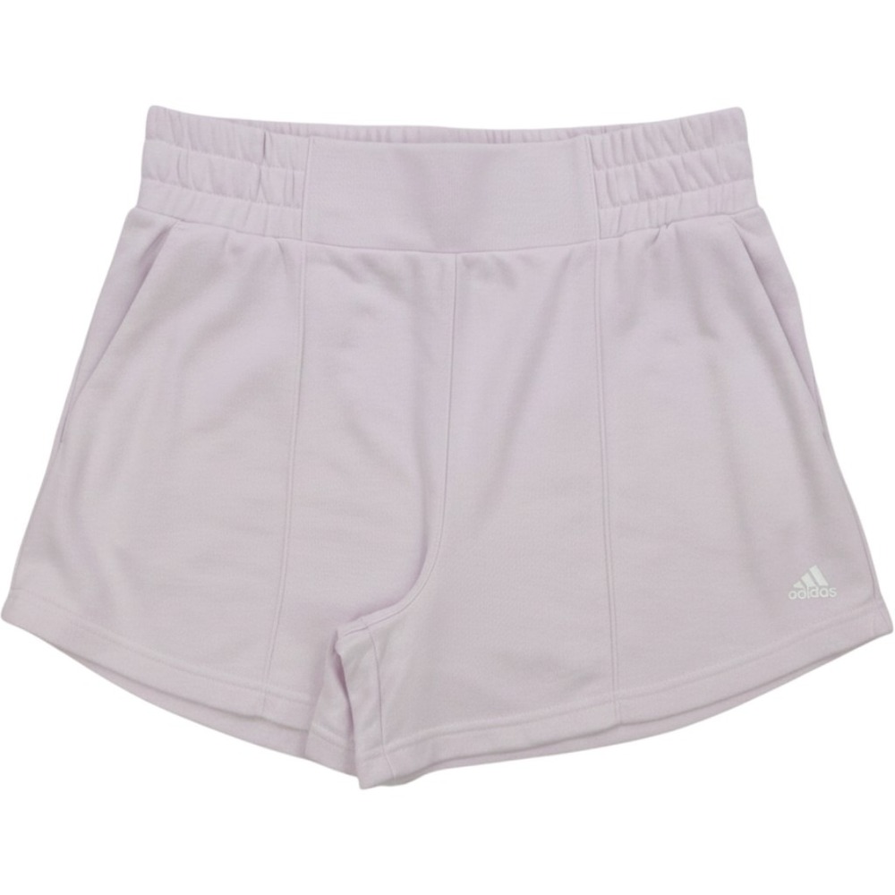 Adidas Women's Pocket Pull OnHyperglam French‎ Terry Shorts Pink Size XL